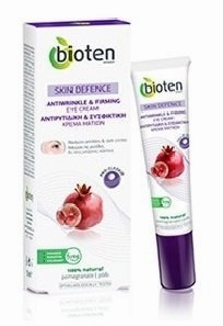100% Natural Pomegranate & Pro-Elaskin Eye Contour Cream - Anti-Wrinkle & Firming (Ages 35-45) - 15ml by Bioten Skin Defence