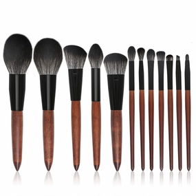 12 Brushes Set Complete Set Of Loose Powder Brushes Beauty Tools Eye Shadow Set Brushes Grooming Brushes