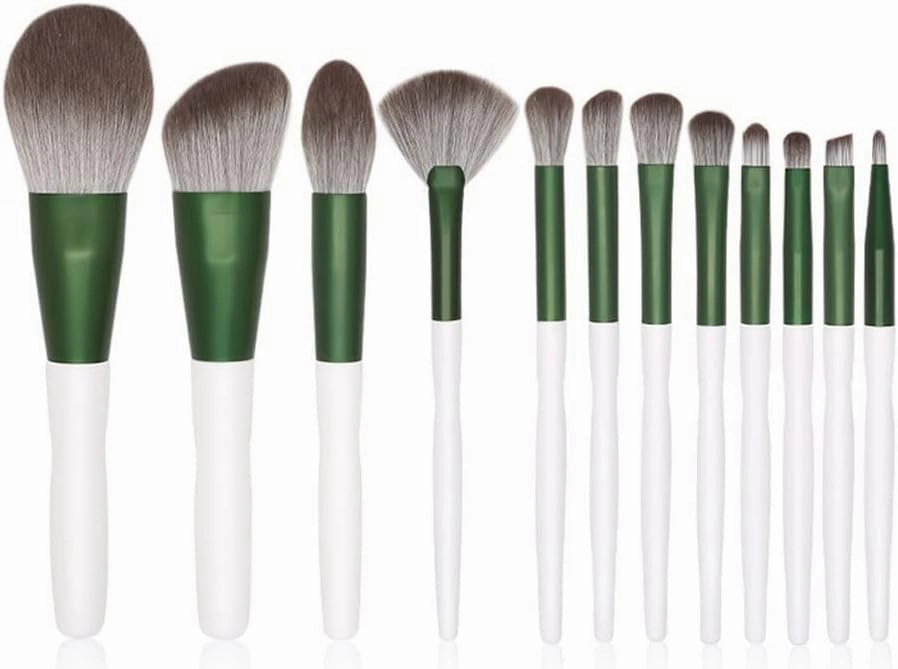 12 Brushes Set Full Set Loose Powder Brushes Beauty Tools Eye Shadow Brushes Lip Brushes
