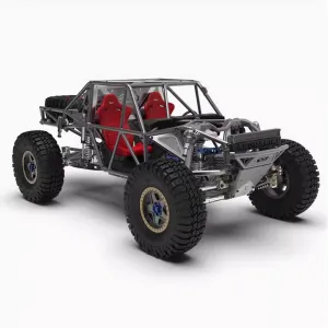 1/8 Scale RC Climbing Car, 2.4G 6CH Waterproof Off Road RC Vehicle Car Crawler, Hobby Grade All-Metal RC Buggy All Terrain for Teens and Adults (Kit Version)