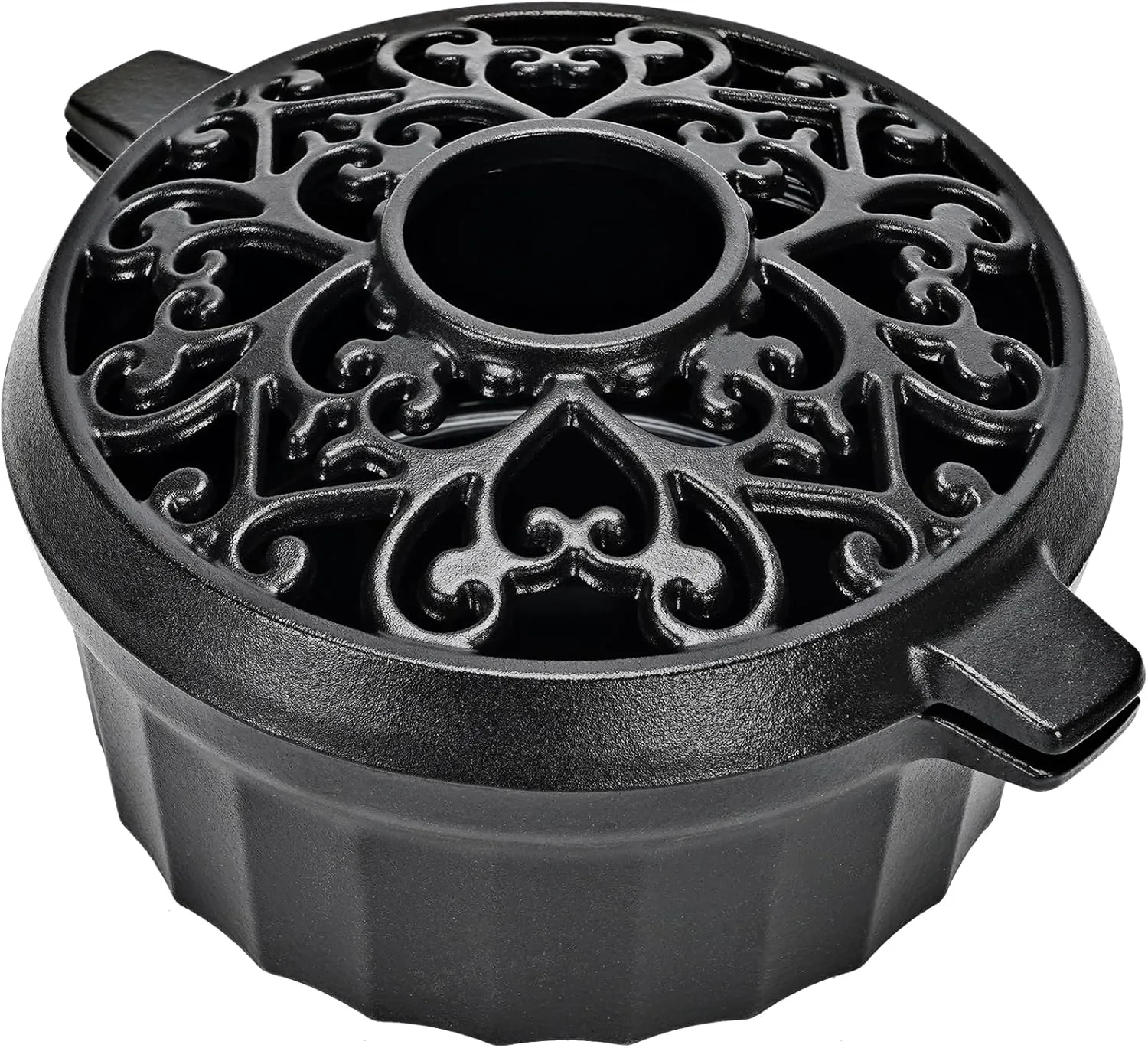 1MORE Wood Stove Steamer- Wood Stove Humidifier Cast Iron with Porcelain Enamel Coating, Fireplace Steamer Pot, Rust Resistant, Home Indoor Decorative, 2.5 Quart Capacity,Black