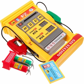 1Set Educational Gas Station Model Kit for Multifunctional DIY Playset with Interactive Card Swiping and Voice Safe Smooth Edges for Home and Learning Fun