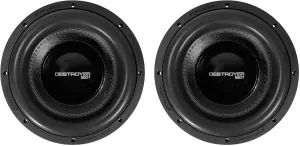2 Rockville Destroyer 12D1 12" Competition Car Audio Subwoofers USA Voice Coils
