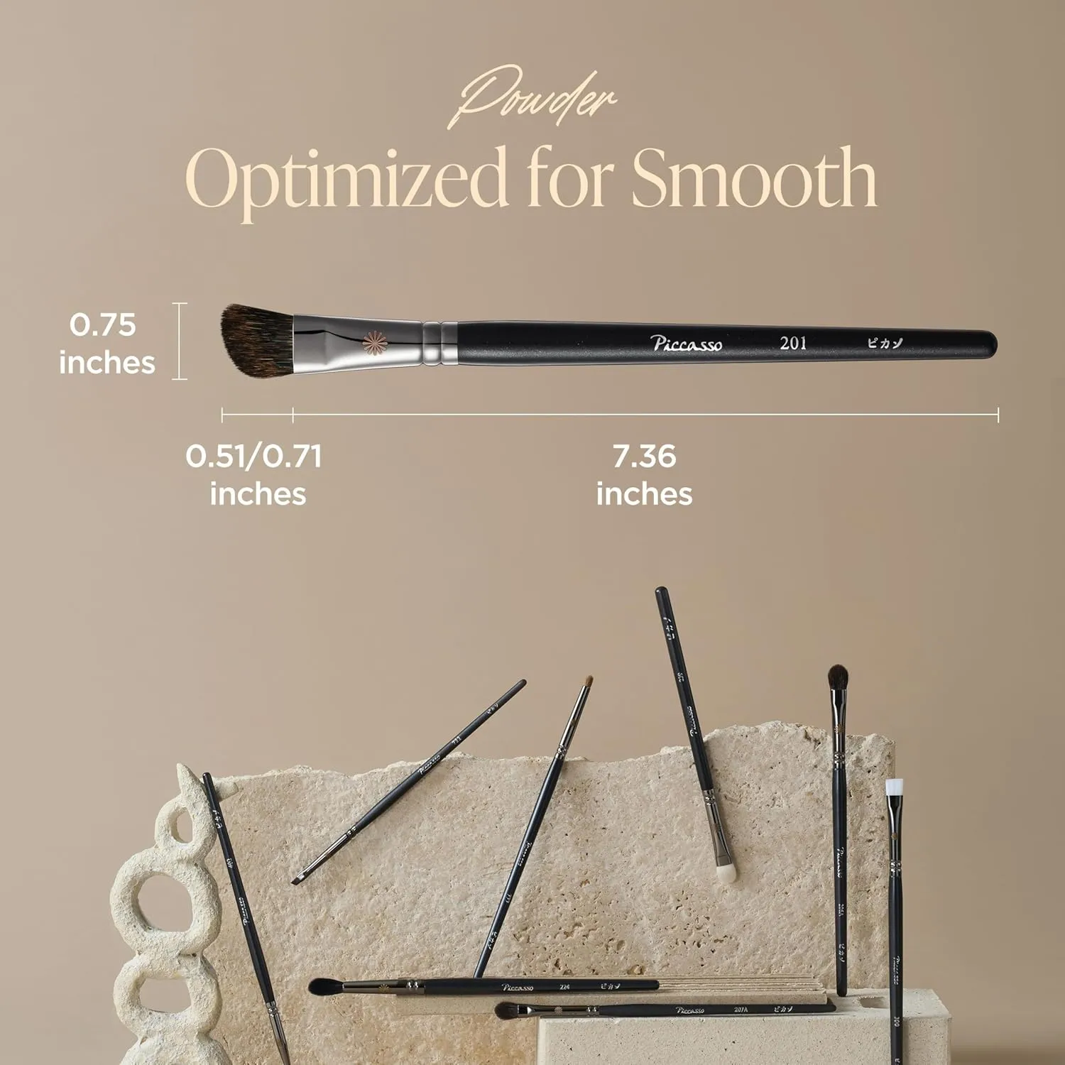 201 Nose Shading Brush – Professional Nose Contour Brush for Precise Shading, Soft Bristles for Seamless Blending, Perfect for Defined and Natural Contours, Genuine Korean Product