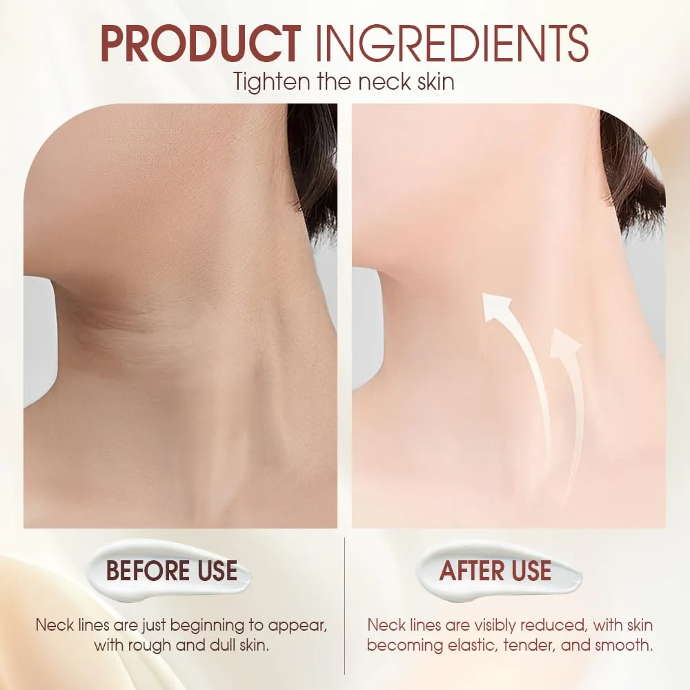 2025 New AH-8 Firming Neck Cream for Crepey Skin Body Care Comfort, Upgrade AH-8 Moisturizing and Firming Lotion Cosmetic Skin Care Skin Repair for Women (2)