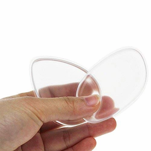2 PCS Silicone Makeup Sponge by Vosaidi Naturals Beauty Blender Applicator For BB CC Face Creams Serum Foundatio Bronzer Concealer Blush and More extra gift