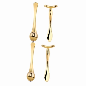 2 Sets Double-end Facial Mask Spoon Essence Bar Face Beauty Roller Eye Massage Sticks