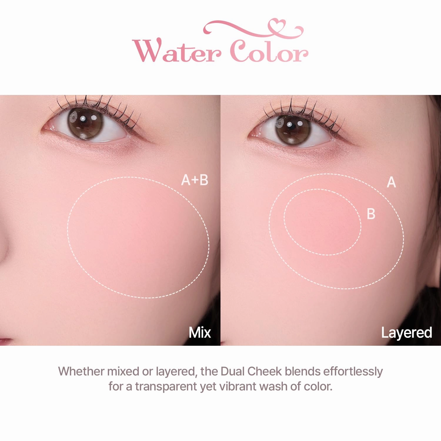 2aN Dual Color Face Blusher, Buildable & Blendable Cheek Color, Natural & Vibrant Finish, Long-Lasting Powder Blush, Blends Easily with Natural Skin Tones, Korean Beauty (12 Orange Flare)