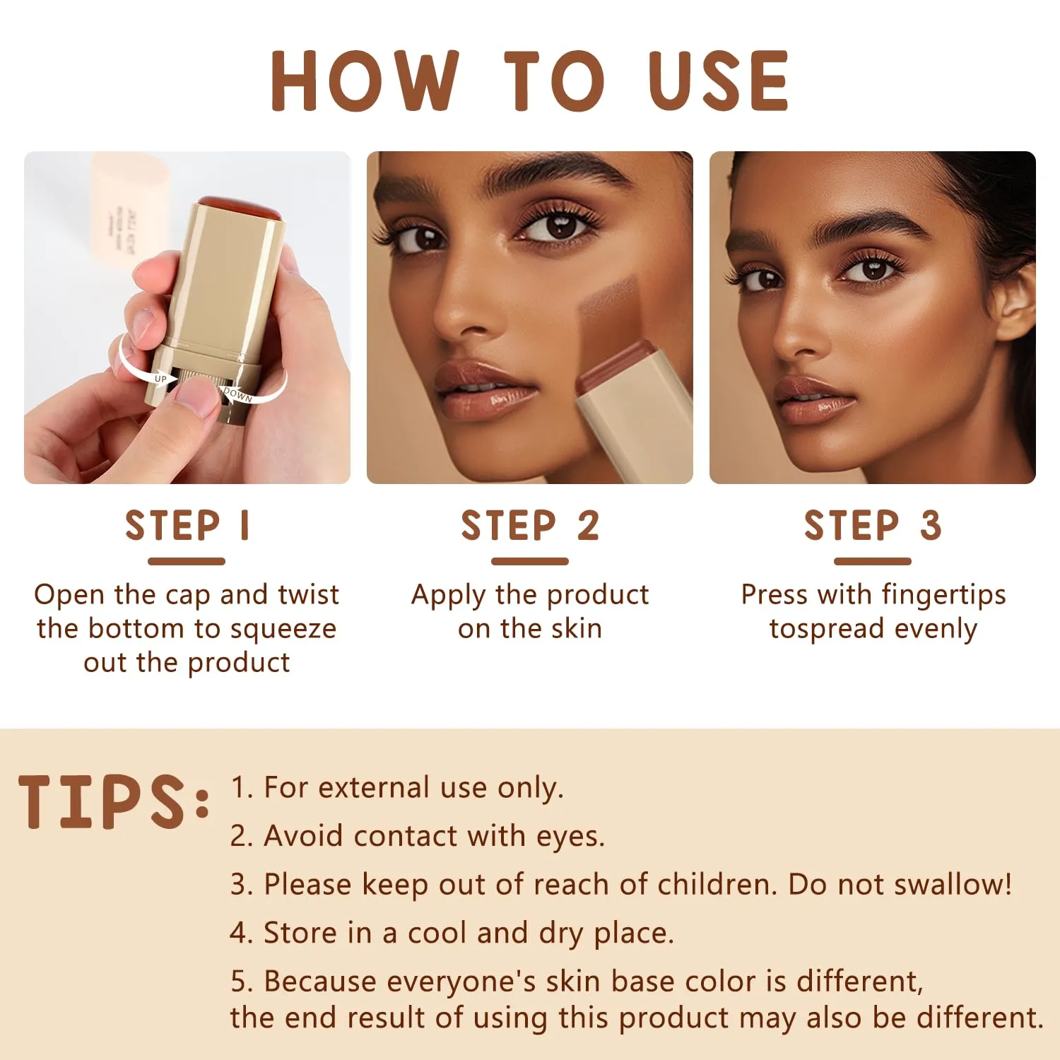 2Pcs Foundation Stick Beauty Balm Serum Boosted Skin Tint, Solid Tinted Moisturizing Serum Contour Stick Foundation Face for Women, Hydrates, Natural Finish Makeup (#2, 2)