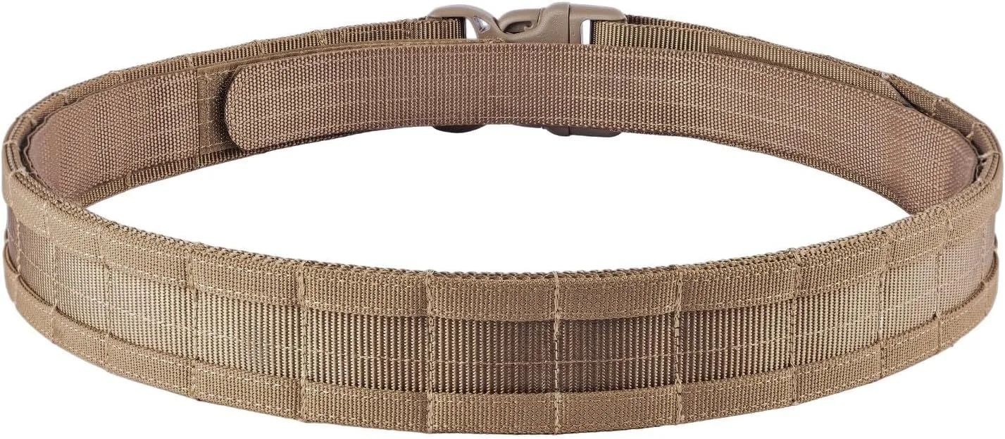 2" MOLLE Duty Belt w/ 1.5" Inner Belt Tactical Gear Holster Utility Carry Belt Range Battle Competition Equipment Belt