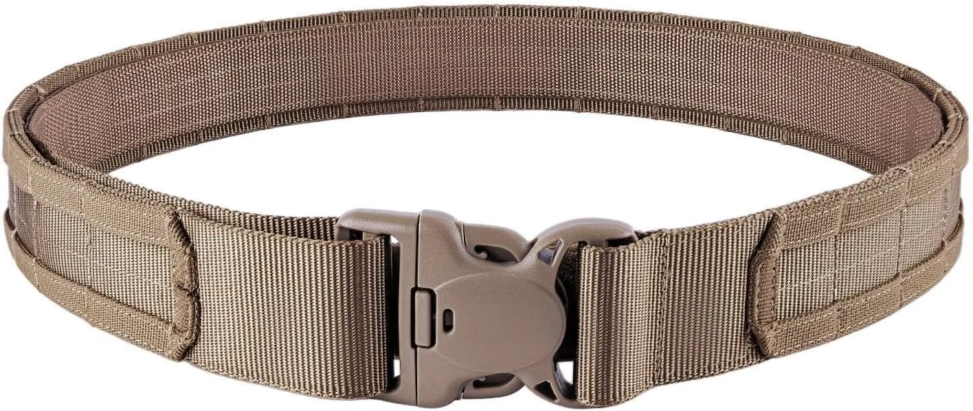 2" MOLLE Duty Belt w/ 1.5" Inner Belt Tactical Gear Holster Utility Carry Belt Range Battle Competition Equipment Belt