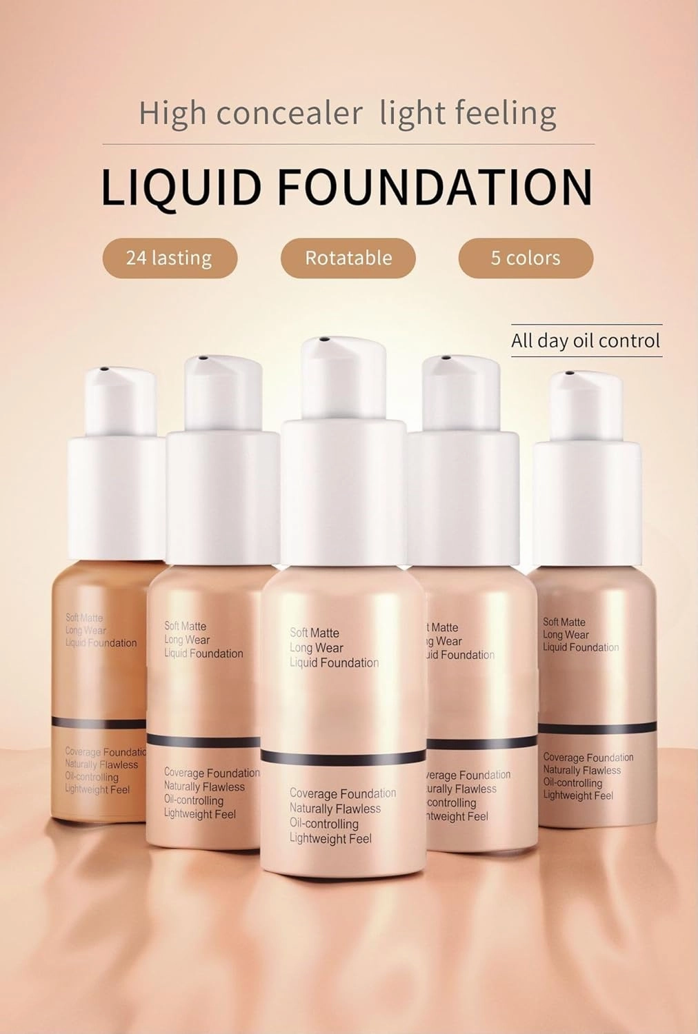 3D Skin Perfector - Foundation   Concealer   Contour Hybrid with Hydrating Base (02#Nude)