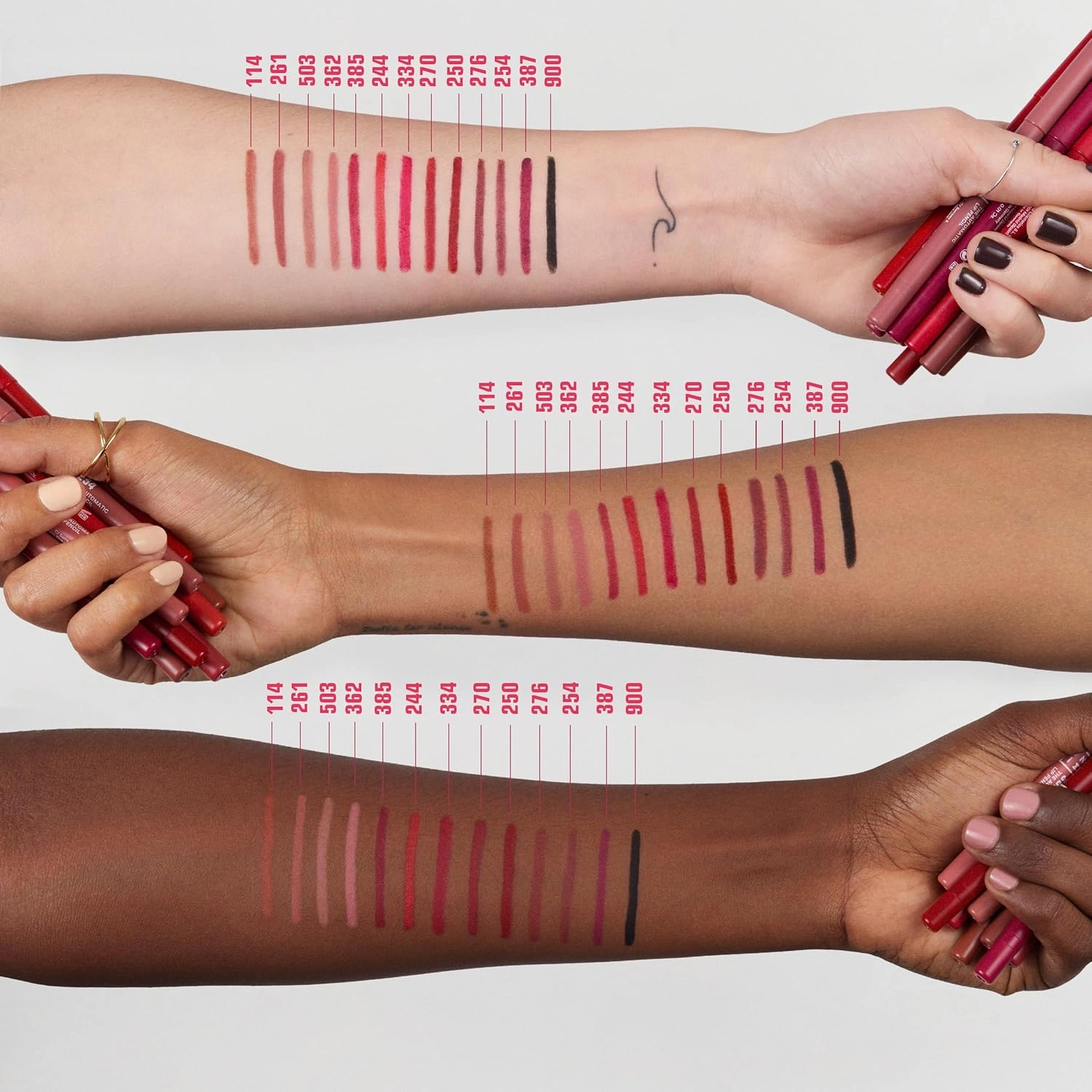3INA The Automatic Lip Pencil 244 - High Concentration Pigments - Long-Wearing Formula - Rich Color Pay-Off - Helps To Make The Lipsticks Last Longer - Fluid Glide Tip - Cruelty Free - 0.01 Oz