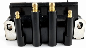 583740 Dual Plug Wire Ignition Coil Replacement for most Evinrude Johnson OMC Outboard 2.5 3 4 5 6 8 9.9 10 15 28 30 40 45 48 50 55 75 90 100 105 115 135 150 175 200 225 HP Sierra 18-5170