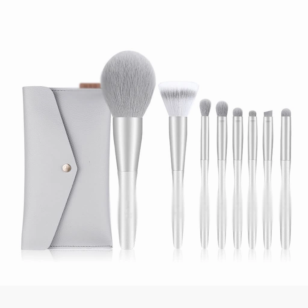 8pc Makeup Brush Set Complete Lip Brush Eye Shadow Loose Powder Brush Beauty Tools