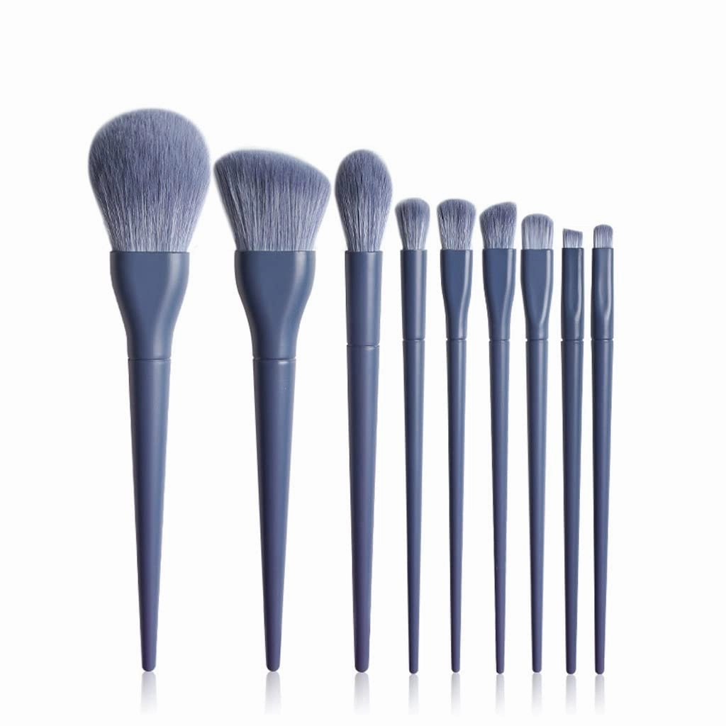 9 Makeup Brushes Set Complete Eyeshadow Brushes Beauty Tools Loose Powder Blush Lip Brushes