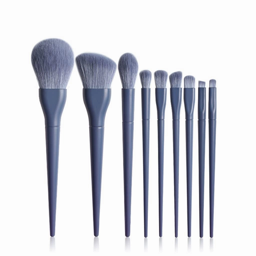 9 Makeup Brushes Set Complete Eyeshadow Brushes Beauty Tools Loose Powder Blush Lip Brushes