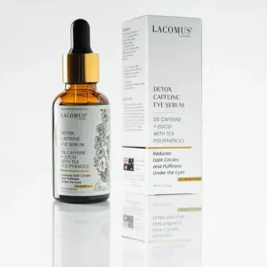 Advance Caffeine 5%   EGCG Serum - Powerful Eye Contour Serum to Reduce Puffiness, Dark Circles - Hydrating and Smoothing Formula - LACOMUS Australia