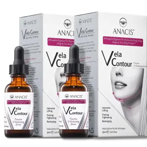 Advanced Neck Serum – V line Jawline - Fine Lines - Neck Wrinkles - Sagging Skin - Serum for Women and Men. Anacis (2 pack x 30ML)