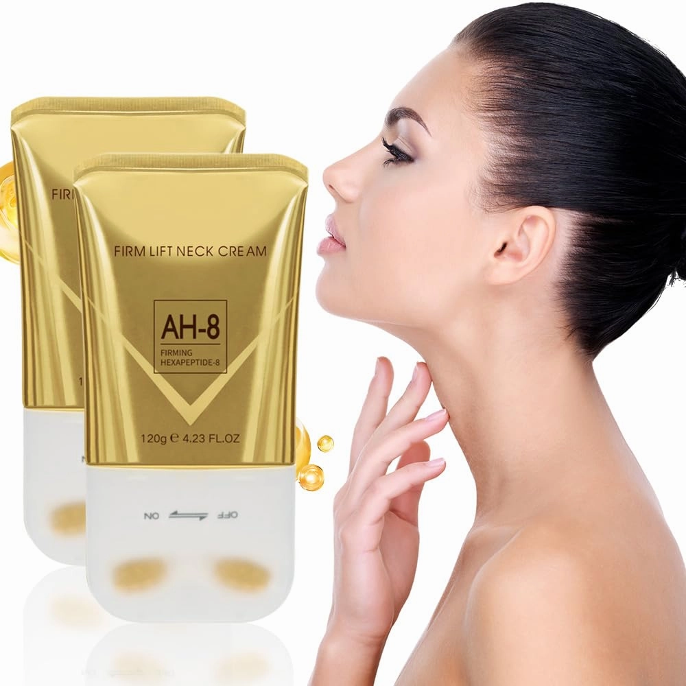 AH-8 Firming Neck Cream, 2025 New AH-8 Firming Neck Cream for Crepey Skin Body Care Comfort, Tightening Lotions Cosmetic Skin Care Skin Repair for Women (2)