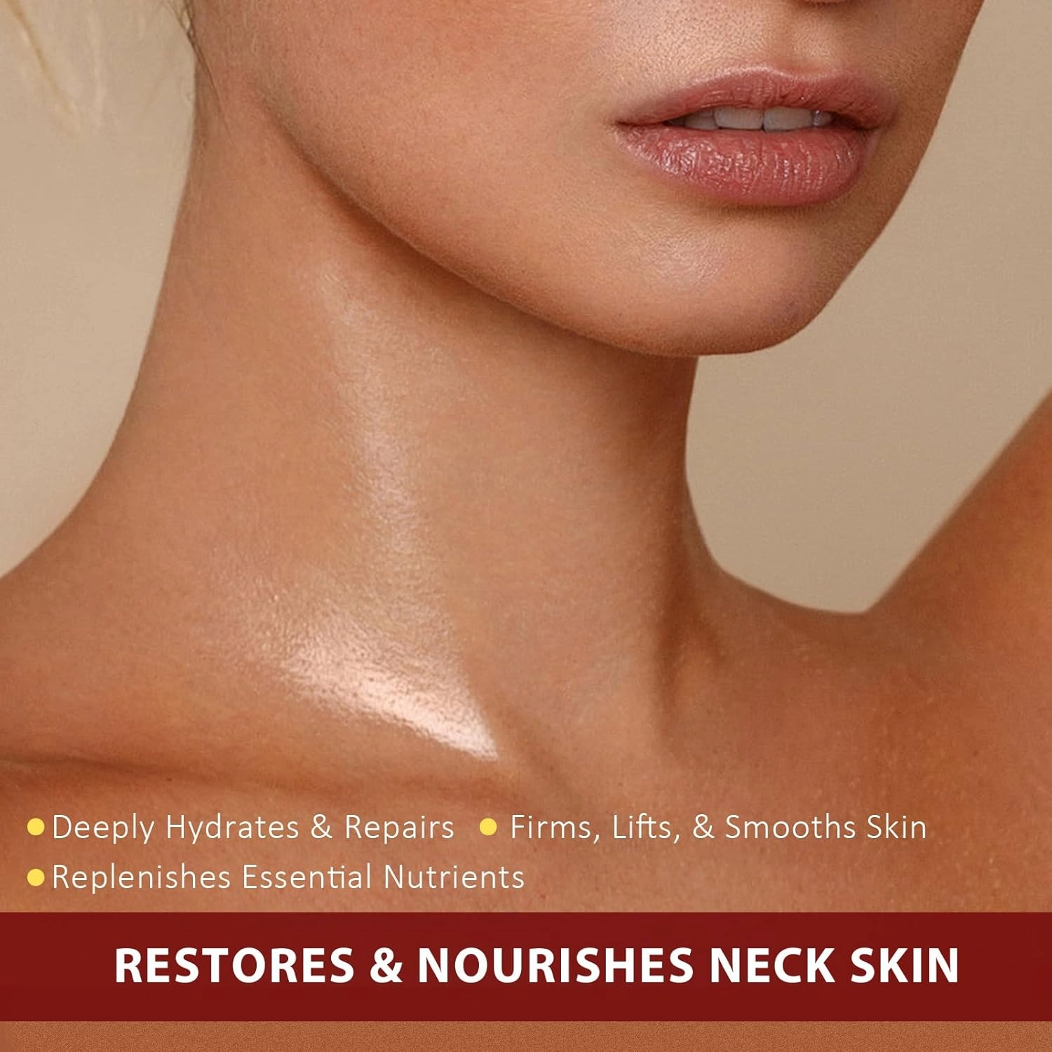 Ah-8 Firming Neck Cream, (2pcs) Neck Tightening Cream for Crepey Skin Body Care Comfort, Roller Neck Cream, Moisturizing, Tightening Lotions Cosmetic Skin Care Skin Repair for Women
