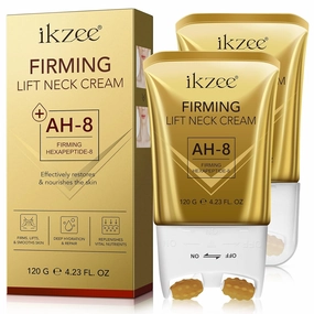 Ah-8 Firming Neck Cream, (2pcs) Neck Tightening Cream for Crepey Skin Body Care Comfort, Roller Neck Cream, Moisturizing, Tightening Lotions Cosmetic Skin Care Skin Repair for Women