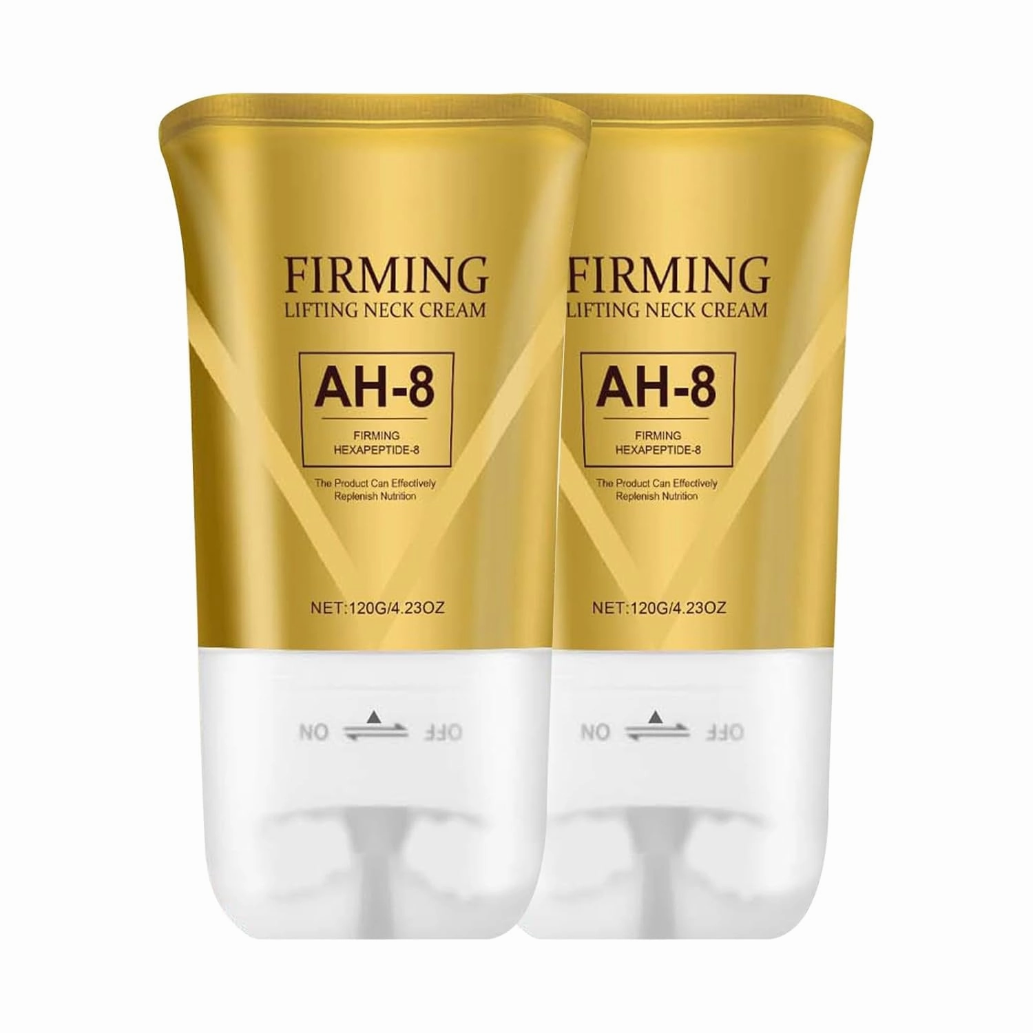 AH-8 Firming Neck Cream, Roller Firming Neck Cream for Crepey Skin Body Care Comfort, Moisturizing, Tightening Skin Repair (2PC, 8.46 Fl Oz)