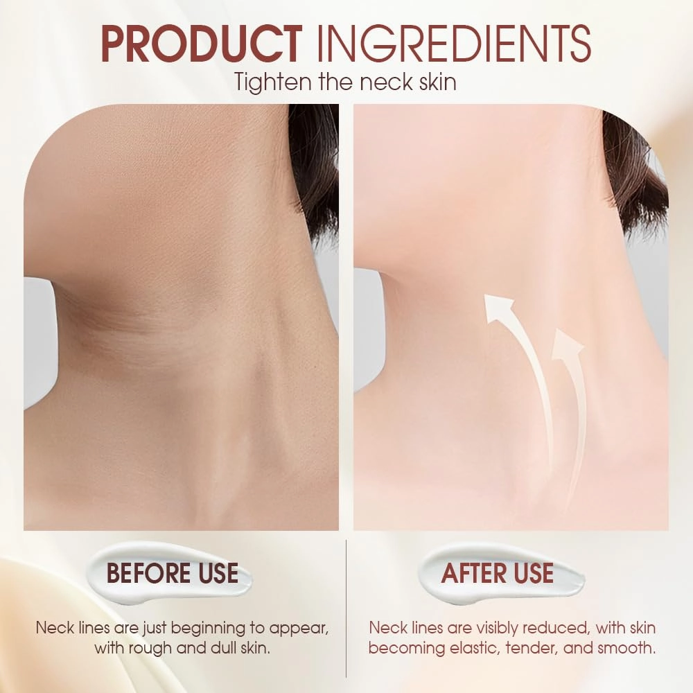 AIIONP AH-8 Firming Neck Cream for Crepey Skin Body Care Comfort, 2025 New Roller Neck Firming Cream, Moisturizing, Tightening Lotions Cosmetic Skin Care Skin Repair for Women (1)