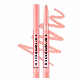 Amuse SEOUL LIP SMUDGER 03 SALMON | nude salmon beige | Matte, creamy, soft, velvety, cruelty-free, lipcare, long-lasting, multiuse, vegan