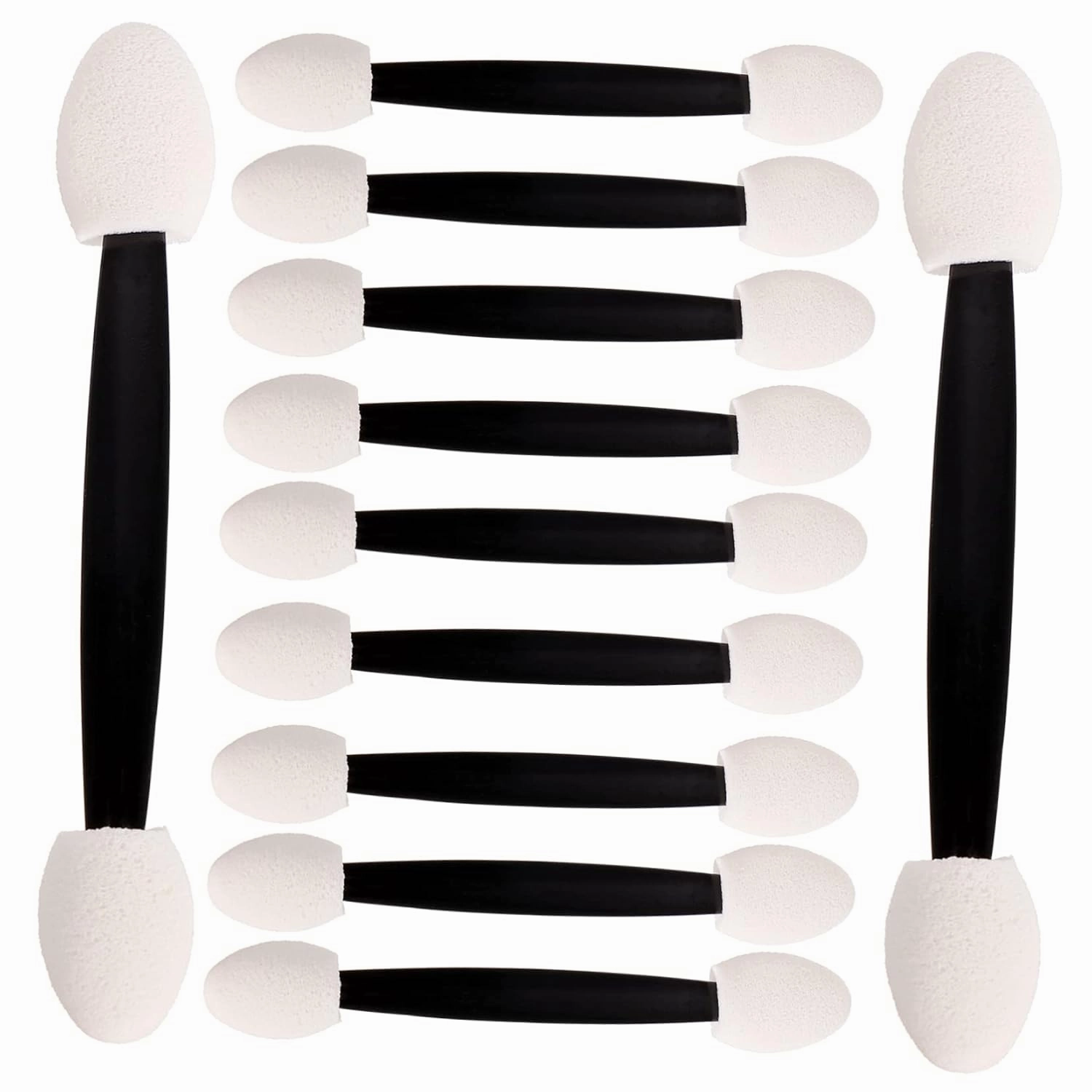 Angoily 3pcs Double Eyeshadow Sponge Applicators Women Makeup Brush for Easy Eyeshadow Nose Shadow Lip More Lightweight Comfortable for Home