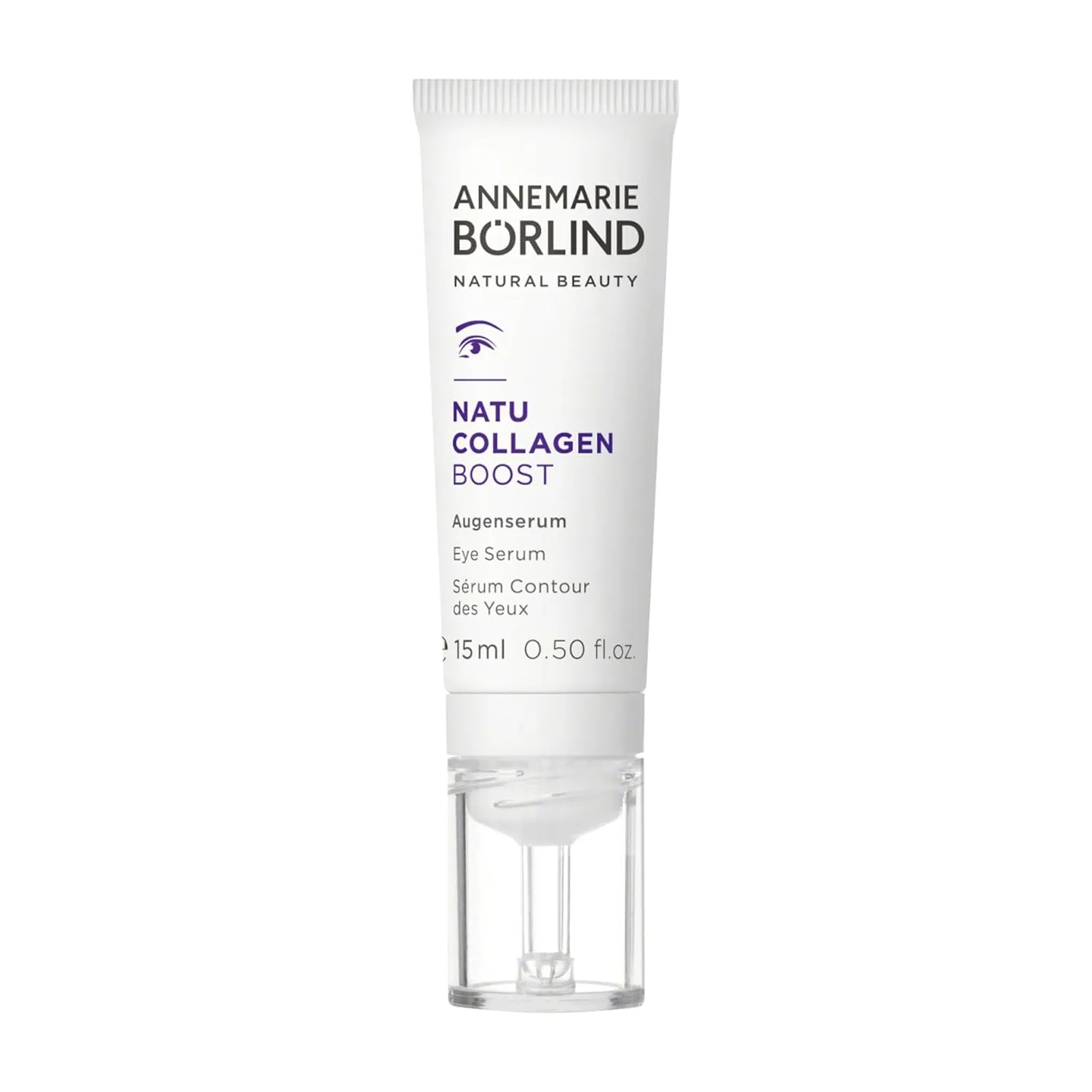 ANNEMARIE BÖRLIND - NATU COLLAGEN Eye Serum - firming, refreshing and radiant eye care, with botanical collagen and plant-based protein, under eye serum, 0.50 Fl. Oz.