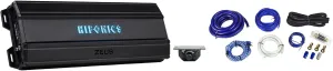 Audiosavings Bundle: (1) Hifonics ZD-3350.1D Mono Amplifier Bundle with (1) Rockville RWK01 0 Gauge Wiring Kit (2 Items)