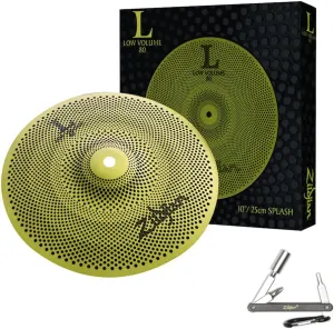 Avedis Zildjian Company LV8010S-S Low Volume L80 Practice 10inch Spash Cymbal - With ZKEY