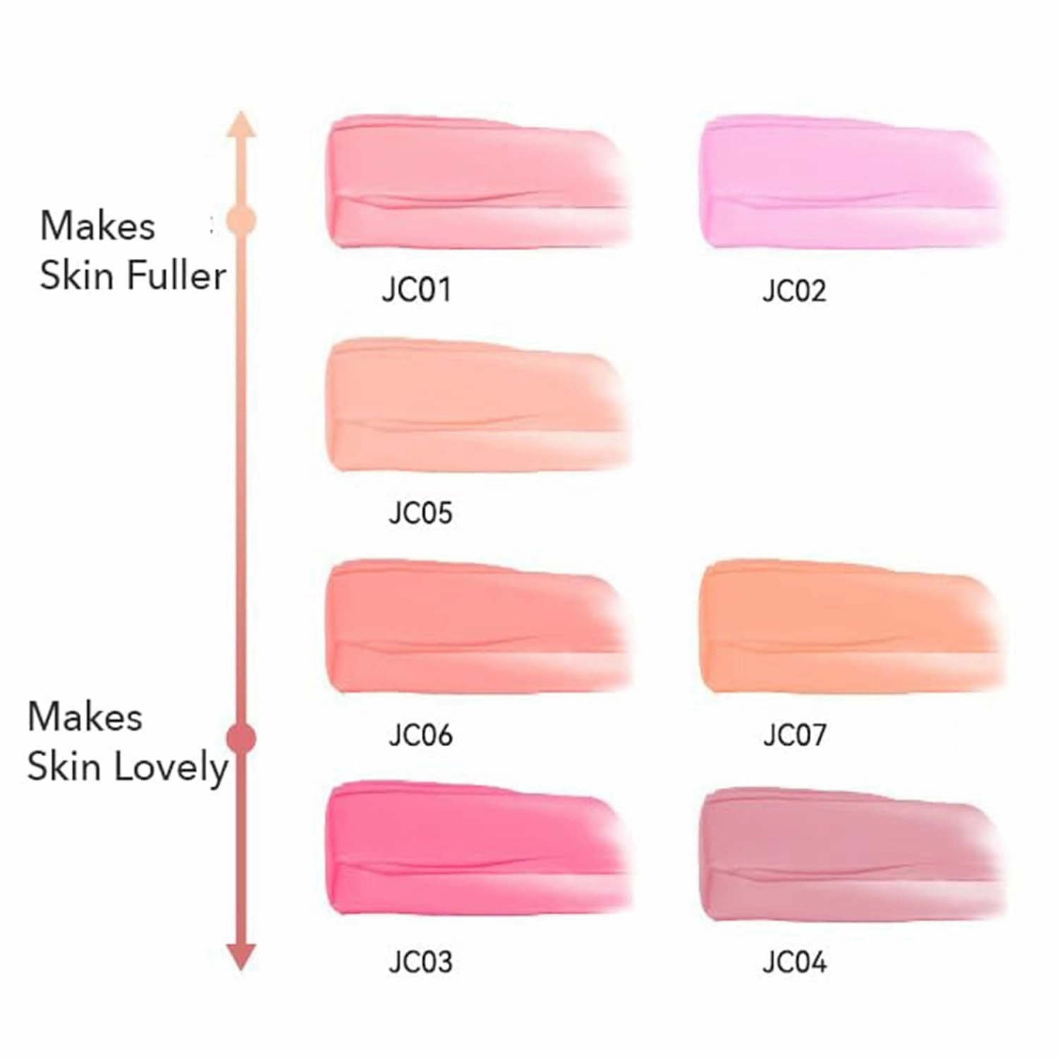Aztk Blush JC04, Aztk Liquid Blush JC04, Aztk Jelly Color Liquid Blushs, aztkJelly Color LiquidBlush, Korean LiquidBlush, Highlight Contour 3 in 1 for Women, Lasting (JC01)