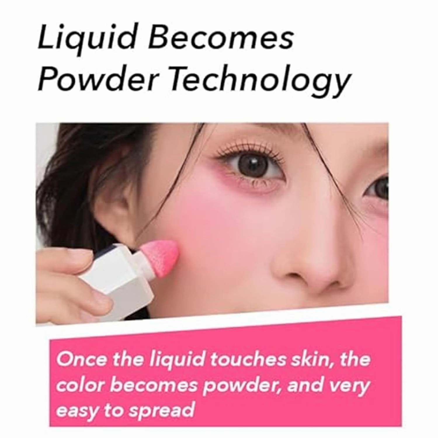 Aztk Liquid Blush, Aztk Blusher, Aztk Jello Color Liquid Blush, Aztk Blush Highlight Contour 3 in 1 for Women, Liquid Blush with Sponge Head, Long-Wearing, Sweat Proof (JC07)