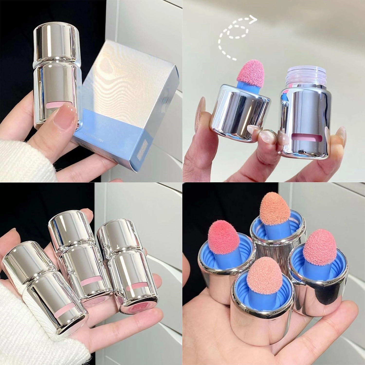 Aztk Liquid Blush, Aztk Jello Color Liquid Blush Jc04, Matte Nude Pink Orange Makeup Blusher Cream, Highlight Contour 3 In 1 For Women For Face Contours (JC05)