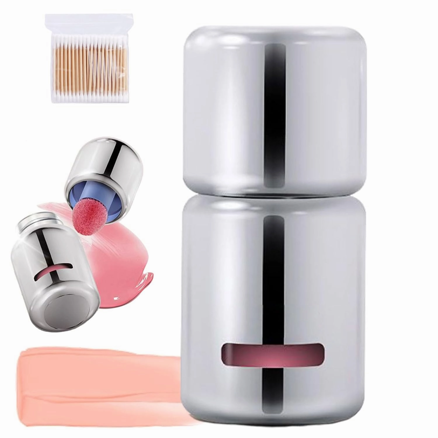 Aztk Liquid Blush, Aztk Jello Color Liquid Blush Jc04, Matte Nude Pink Orange Makeup Blusher Cream, Highlight Contour 3 In 1 For Women For Face Contours (JC05)