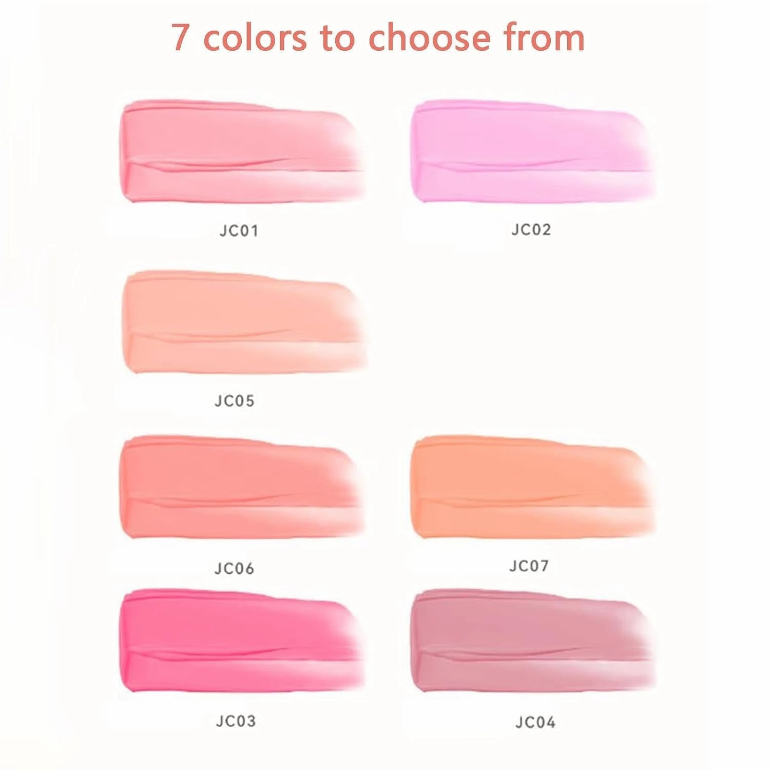 Aztk Liquid Blush, Aztk Jelly Color Liquid Blush Jc04, Matte Nude Makeup Blusher Cream with Sponge Head, Highlight Contour 3 in 1 for Women, for Cheeks Matte Finish (JC03)
