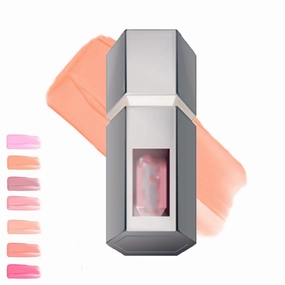 Aztk Liquid Blush,Highlight Contour 3 in 1 for Women,Aztk Jello Color Liquid Blush with Sponge Head, Matte Nude Pink Orange Makeup Blusher Cream for Cheeks,Matte Nude Makeup Blusher (JC07)