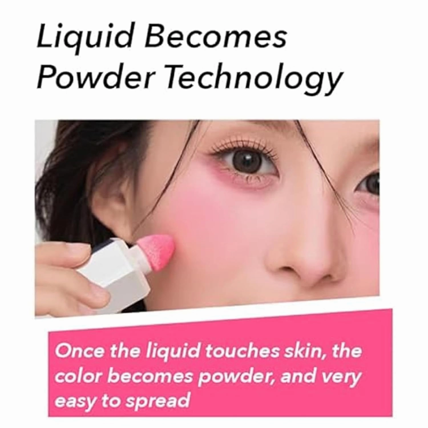 Aztk Liquid Blush,Highlight Contour 3 in 1 for Women,Aztk Jello Color Liquid Blush with Sponge Head, Matte Nude Pink Orange Makeup Blusher Cream for Cheeks,Matte Nude Makeup Blusher (JC07)