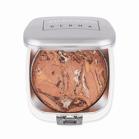 Baked Mineral Makeup Healthy Blush (Matte Apricot). Contour Makeup