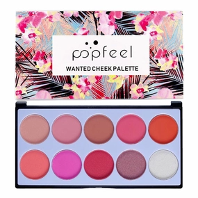 barenx Blusher Palette for Long Lasting Smooth Facial Cheeks Matt Facial Blusher - Without Brush