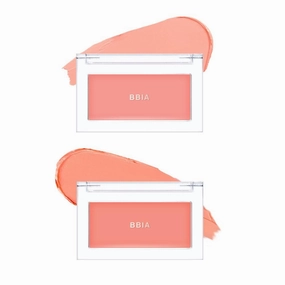 BBIA Ready To Wear Downy Cheek Cream Blush 2P Set (02 DOWNY PEACH   05 DOWNY CORAL) / Blendable and Lightweight Cheek Makeup, Highly Pigmented with Long Wearing Formula
