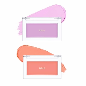 BBIA Ready To Wear Downy Cheek Cream Blush 2P Set (04 DOWNY LAVENDER   05 DOWNY CORAL) / Blendable and Lightweight Cheek Makeup, Highly Pigmented with Long Wearing Formula