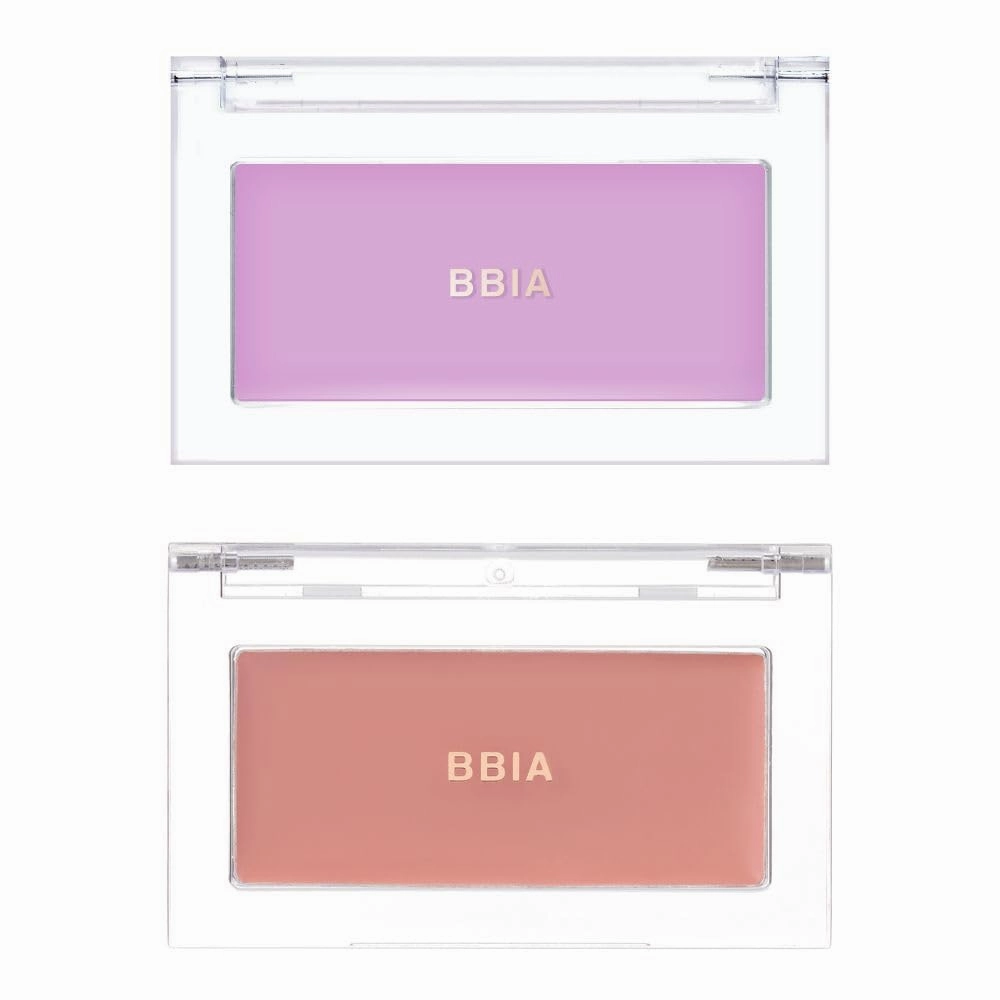 BBIA Ready To Wear Downy Cheek Cream Blush 2P Set (04 DOWNY LAVENDER   06 DOWNY FIG) / Blendable and Lightweight Cheek Makeup, Highly Pigmented with Long Wearing Formula