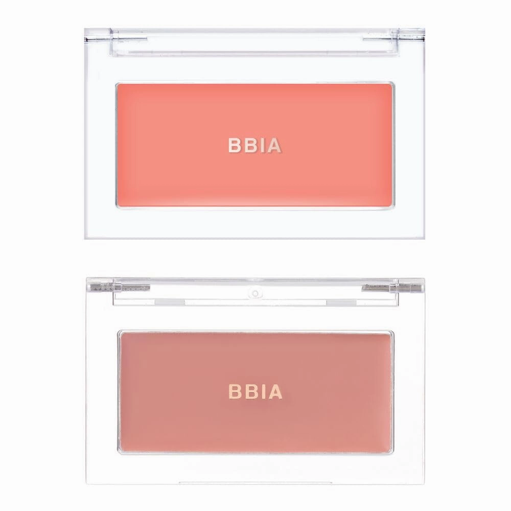 BBIA Ready To Wear Downy Cheek Cream Blush 2P Set (05 DOWNY CORAL   06 DOWNY FIG) / Blendable and Lightweight Cheek Makeup, Highly Pigmented with Long Wearing Formula