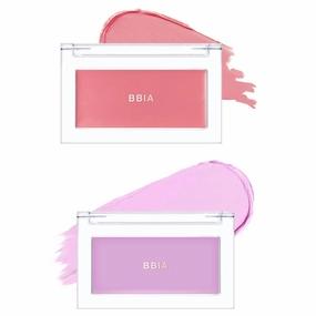 BBIA Ready To Wear Downy Cheek Cream Blush 2P Set (08 DOWNY ROSY   04 DOWNY LAVENDER) / Blendable and Lightweight Cheek Makeup, Highly Pigmented with Long Wearing Formula