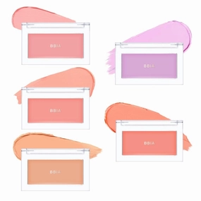 BBIA Ready To Wear Downy Cheek Cream Blush 5 Color (#01~05) BUNDLE SET - Blendable and Lightweight Cheek Makeup, Highly Pigmented with Long Wearing Formula