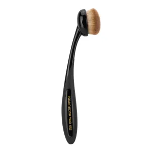 Bdellium Tools Professional Makeup Brush - Studio Series 950 Oval Multipurpose - With Soft Synthetic Fibers, For Blending & Contouring (Black, 1pc)