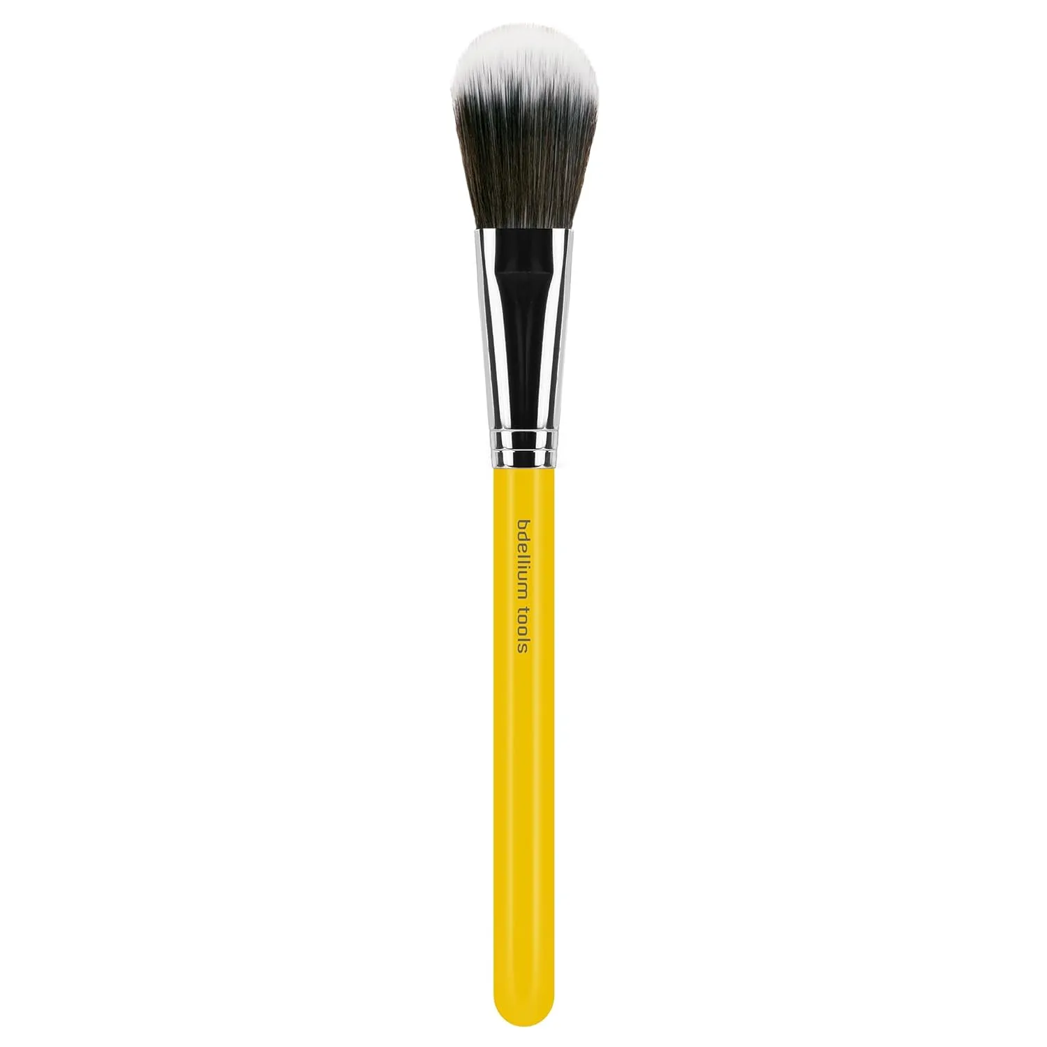 Bdellium Tools Professional Makeup Brush - Studio Series 965 Duo Fiber Blusher - With Soft Synthetic Fibers, For Applying Pop of Color (Yellow, 1pc)